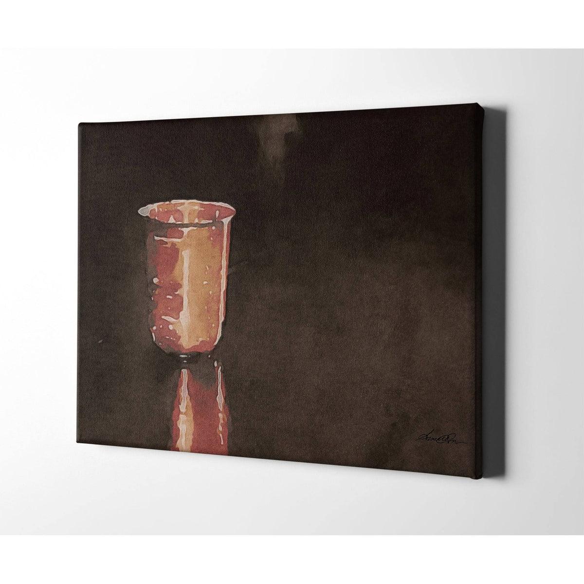 Rusted Premium Stretched Canvas in Multi-Color N5828