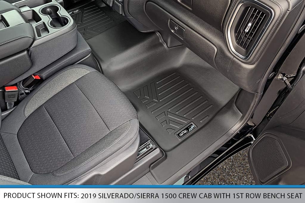 2 Row Black Floor Mats Set E815771