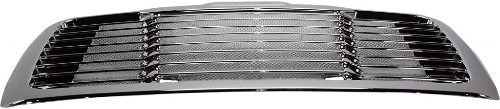 Chrome Horizontal Bar Grille with Aluminum Bug Screen T494485