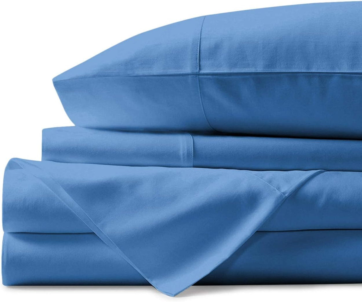100% Egyptian Cotton California King Sheet Set, Stone Grey, Deep Pocket W10635