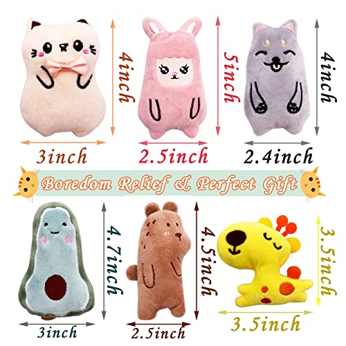 10 Pcs Christmas Catnip Plush Cat Toys A495006