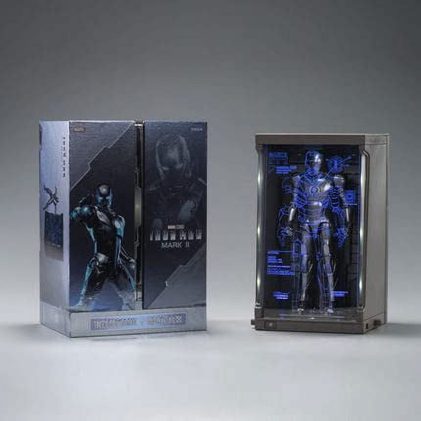 1/10 Scale Iron Man MK2 Holographic Gnaku Set Collectible Action Figure N962171
