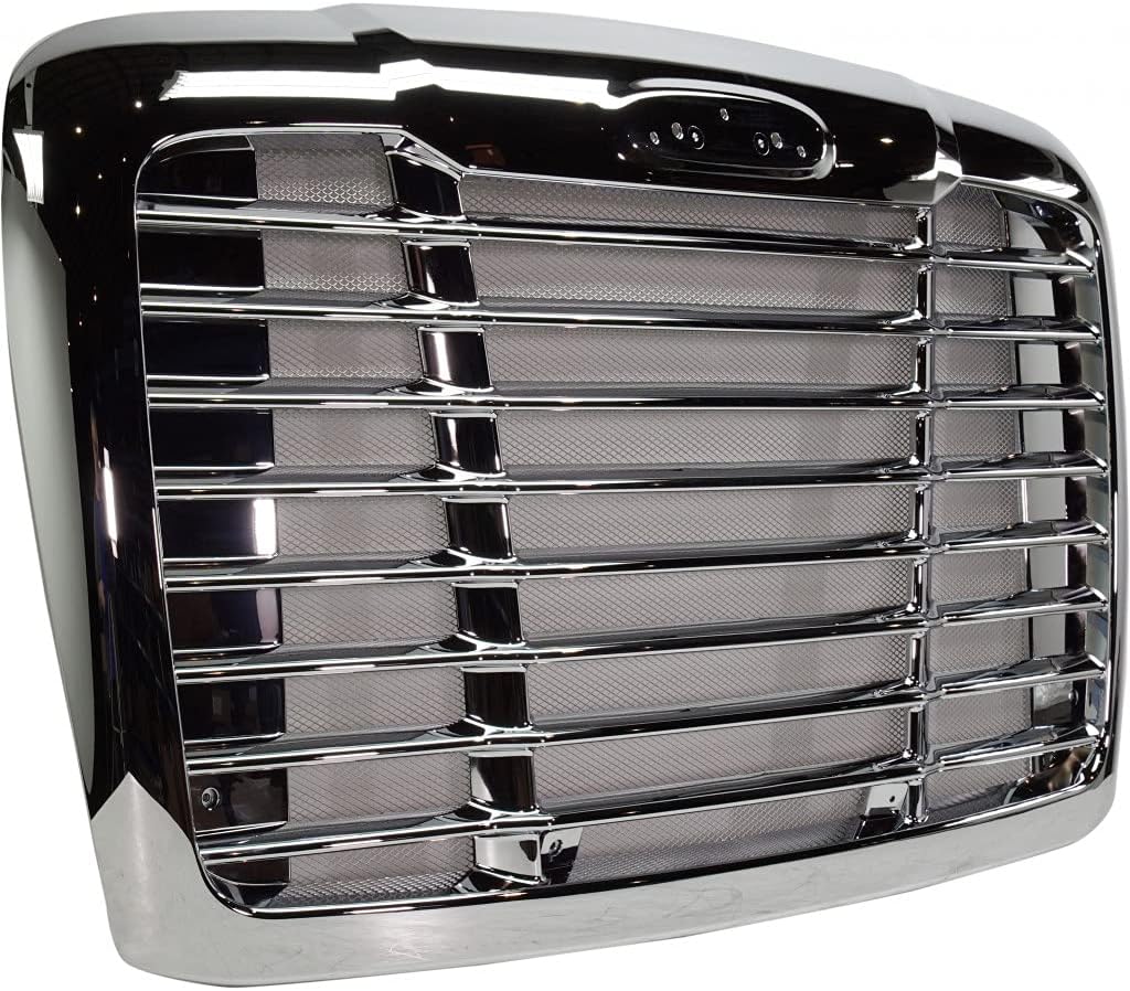 Chrome Horizontal Bar Grille with Aluminum Bug Screen T494485