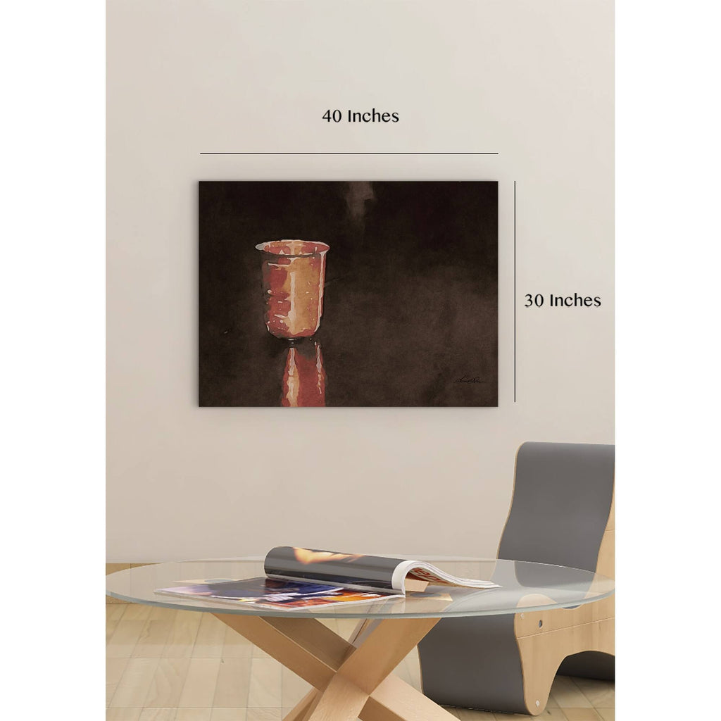 Rusted Premium Stretched Canvas in Multi-Color N5828