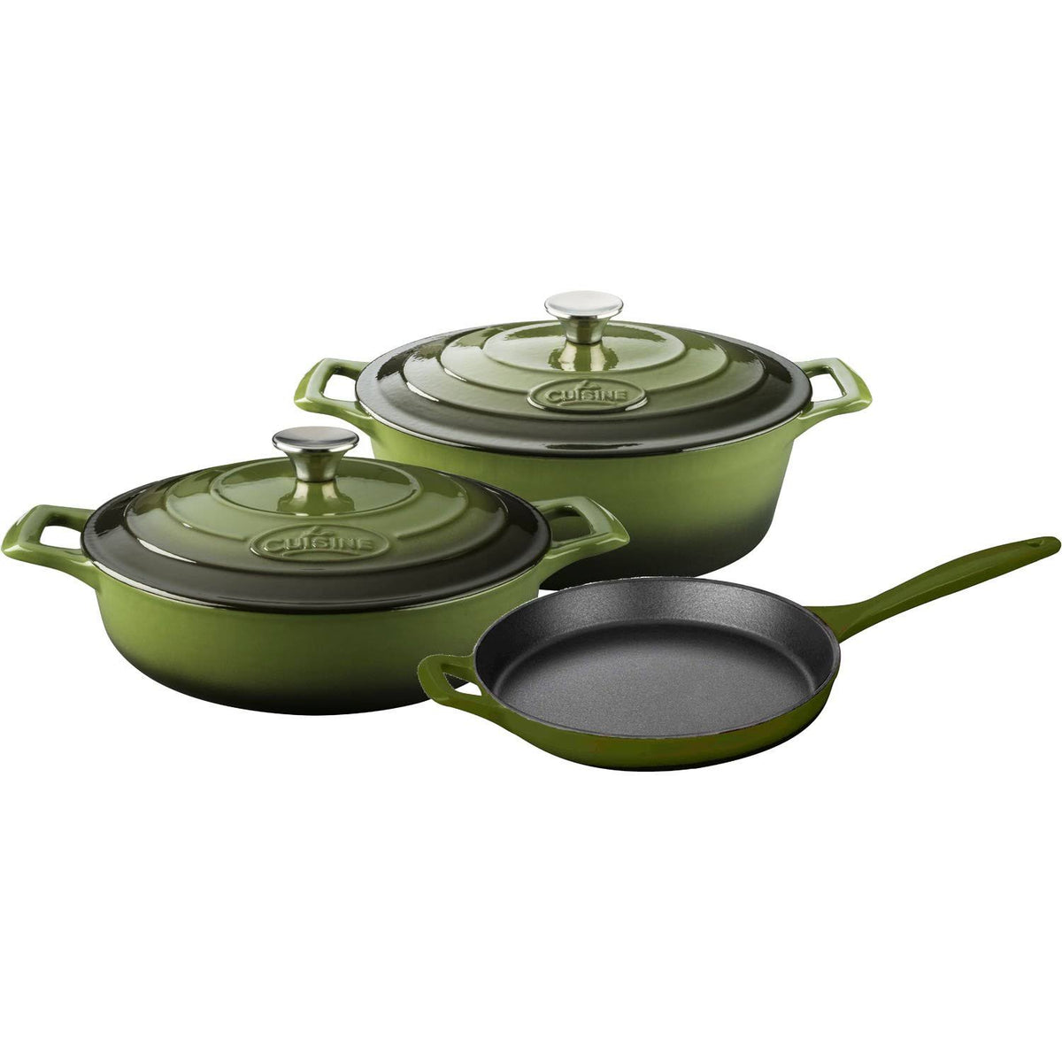 5-Piece Enameled Cast Iron Cookware Set R1697