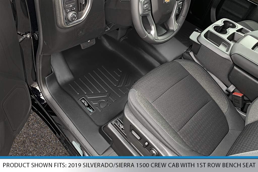 2 Row Black Floor Mats Set E815771