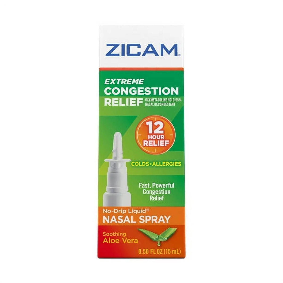 0.5 oz 4 Pack No-Drip Liquid Nasal Spray D6727