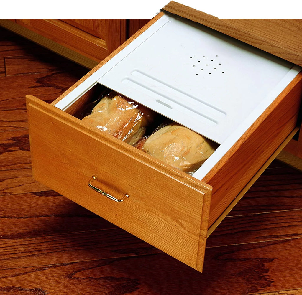 White Small Kitchen Bread Drawer Cover Kit F890302