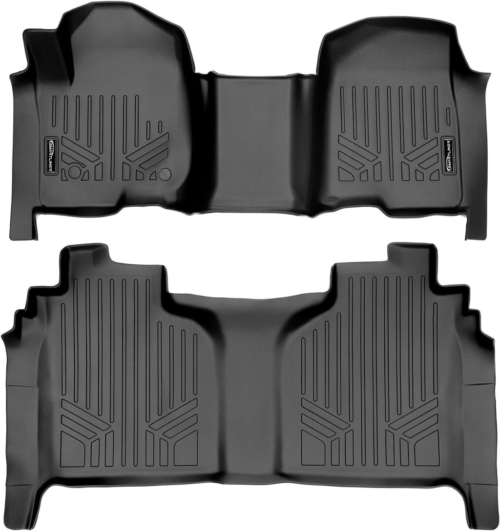 2 Row Black Floor Mats Set E815771