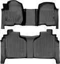 2 Row Black Floor Mats Set E815771