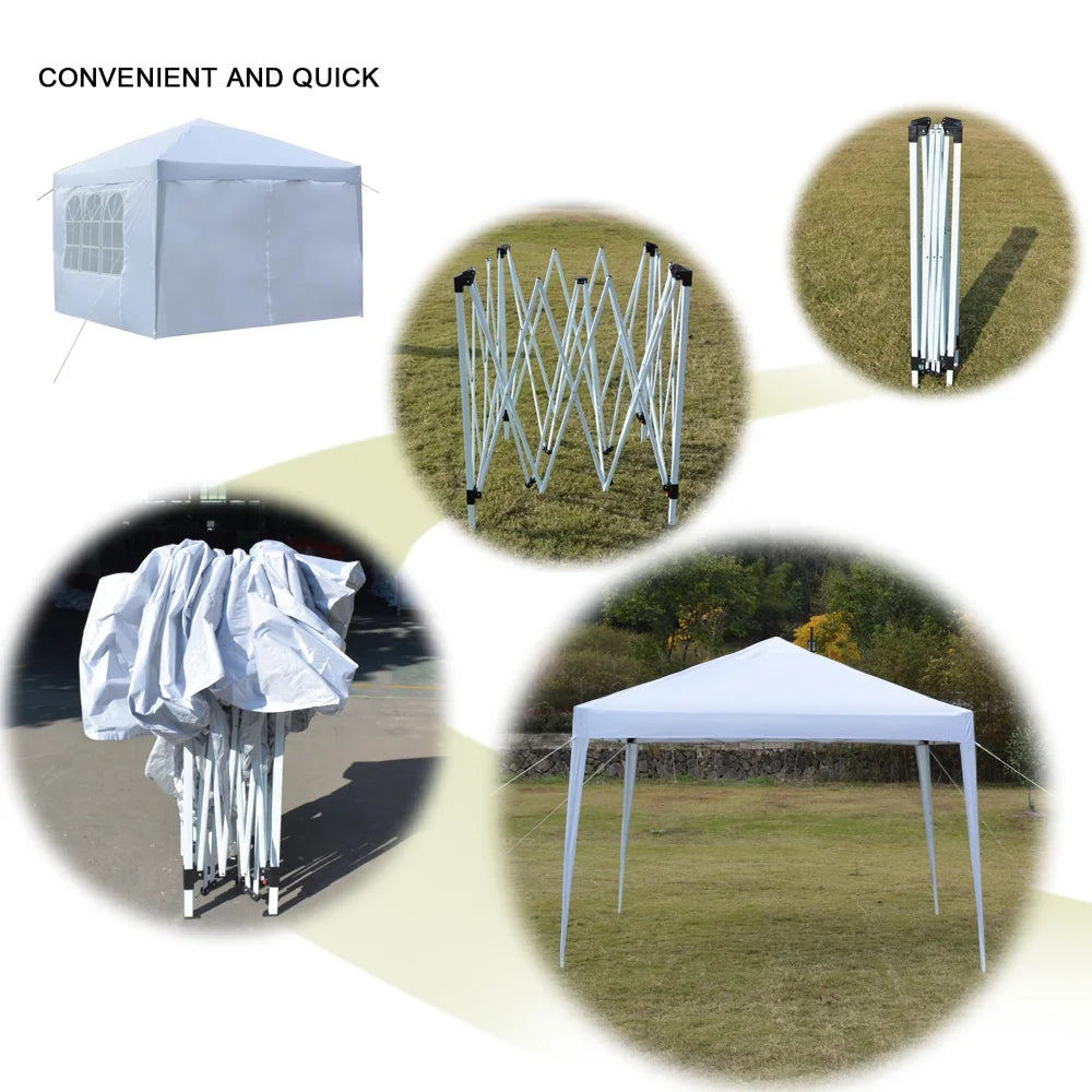 10' x 10' Pop Up Canopy Tent with Carry Bag C22993