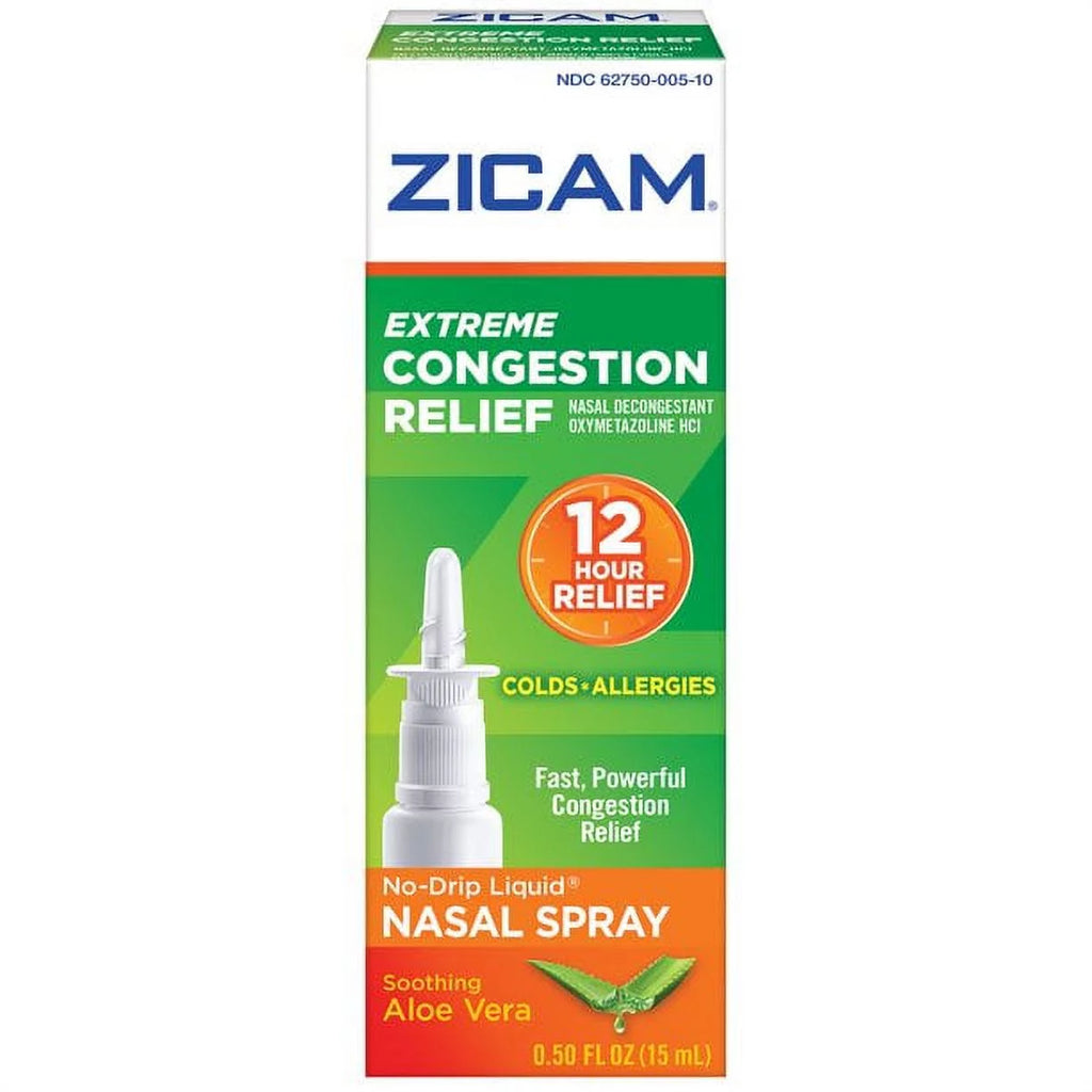 0.5 oz 4 Pack No-Drip Liquid Nasal Spray D6727