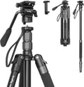 Aluminum Video Tripod Monopod with Fluid Head B959