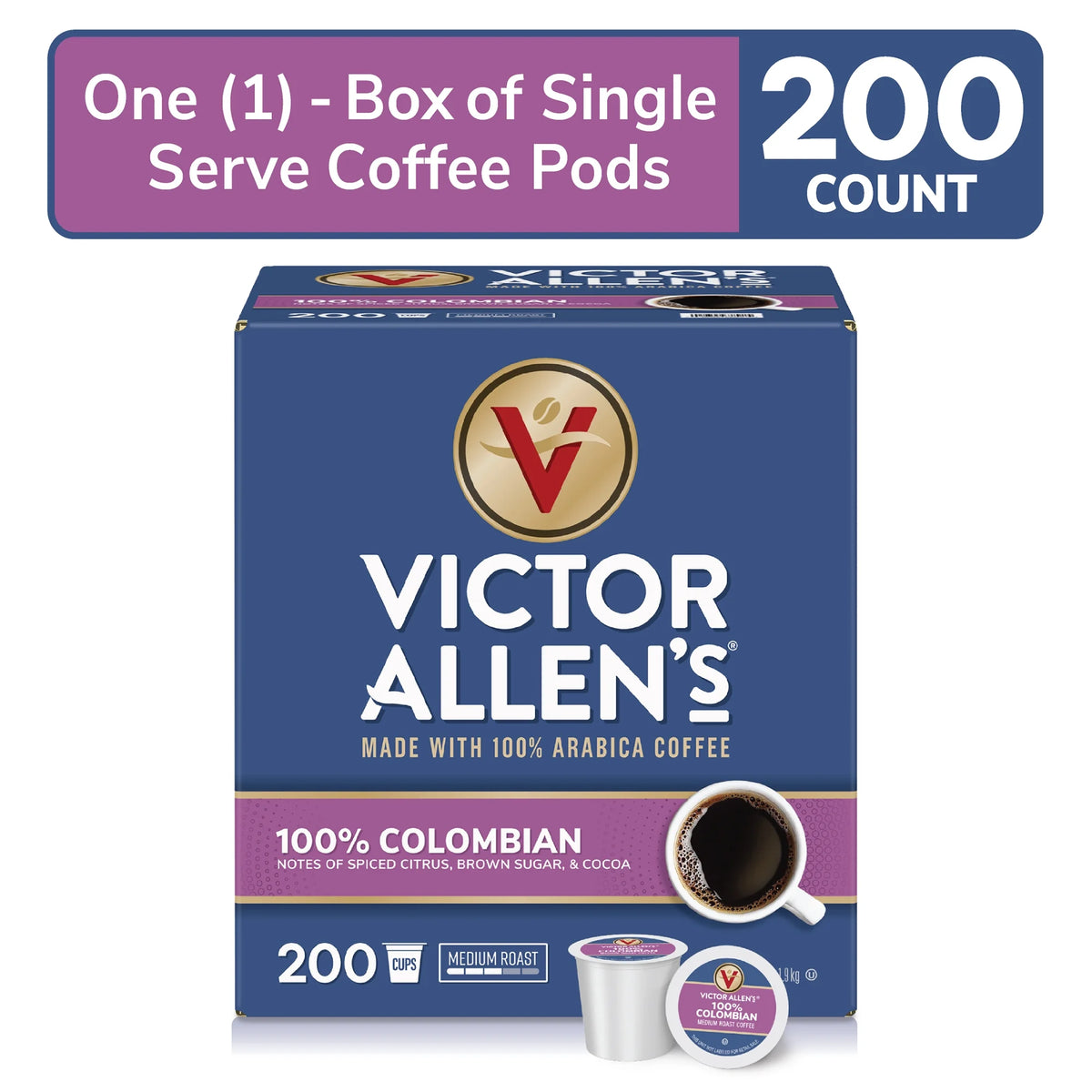 100% Colombian Coffee Pods N317685