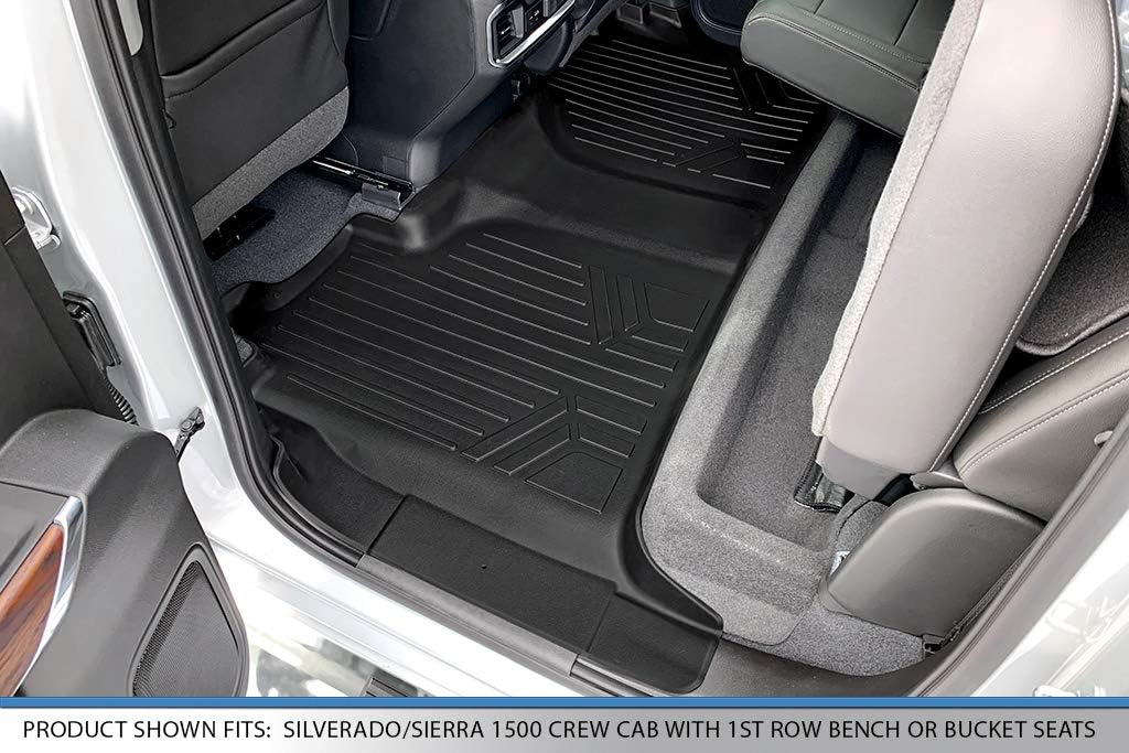 2 Row Black Floor Mats Set E815771