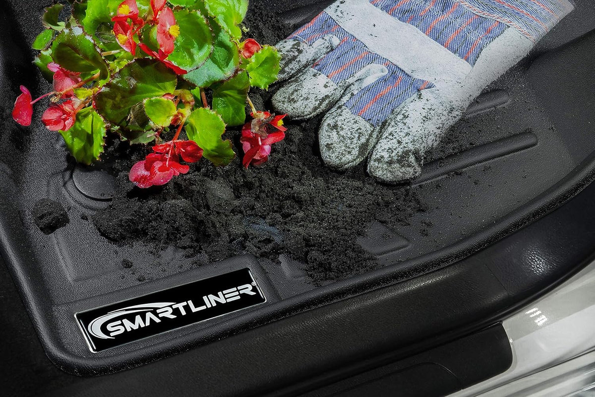 2 Row Black Floor Mats Set E815771