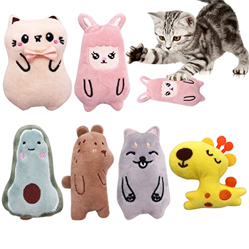 10 Pcs Christmas Catnip Plush Cat Toys A495006
